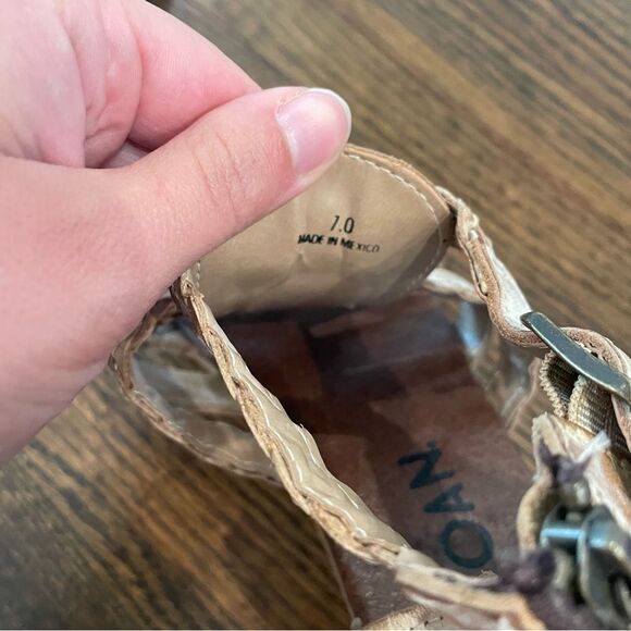 ROAN by Bed Stu Kaliope Leather Sandals Bone White Strappy Sandals - Picture 10 of 10